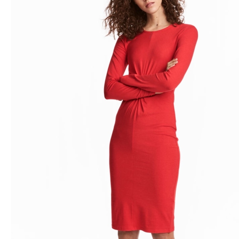 H&M Knot Detail Dress